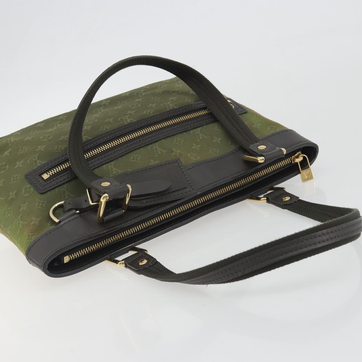 LOUIS VUITTON Monogram Mini Lucille PM Hand Bag TST Khaki M92682 LV Auth BA14724
