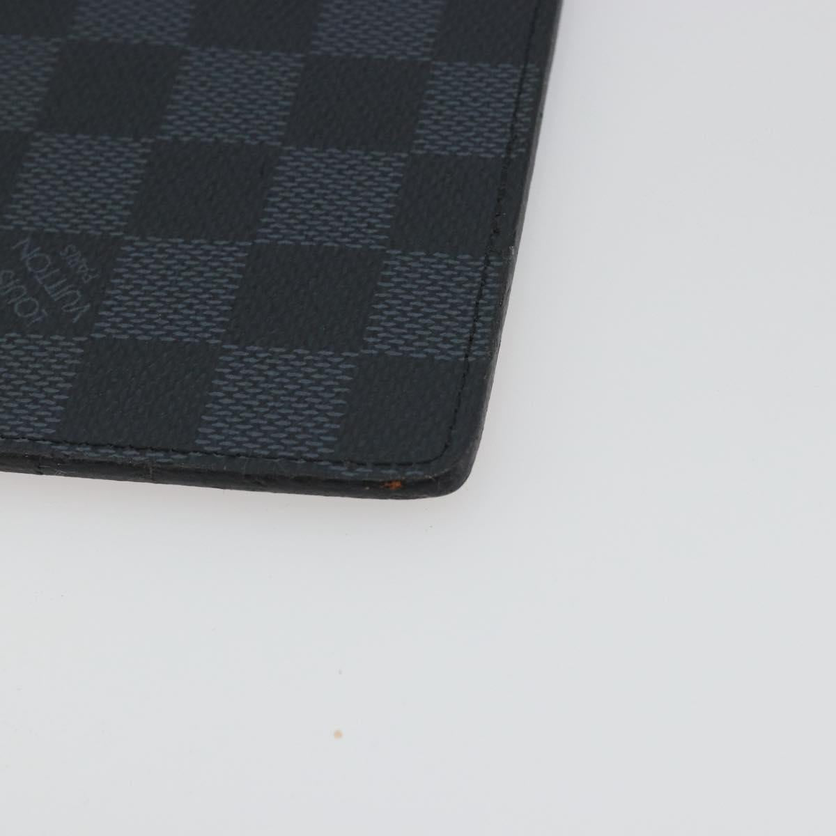 LOUIS VUITTON Damier Cobalt America's Cup Pochette Phone N41630 LV Auth BA14729A