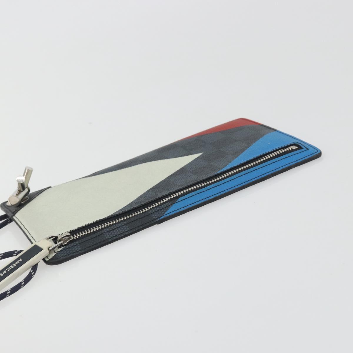LOUIS VUITTON Damier Cobalt America's Cup Pochette Phone N41630 LV Auth BA14729A