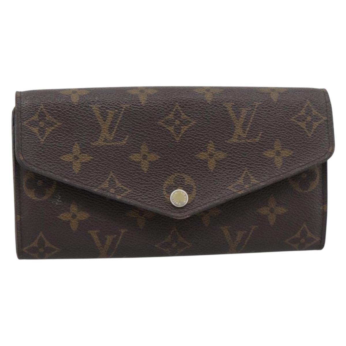 LOUIS VUITTON Monogram Portefeuille Sarah Long Wallet Pink M60531 Auth BA14731