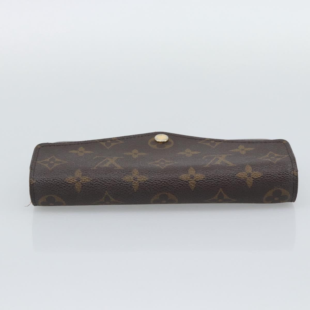 LOUIS VUITTON Monogram Portefeuille Sarah Long Wallet Pink M60531 Auth BA14731