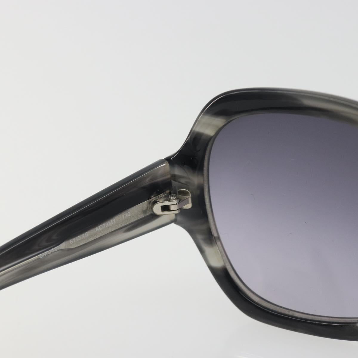 Miu Miu Sunglasses Plastic Black Silver Auth BA14751