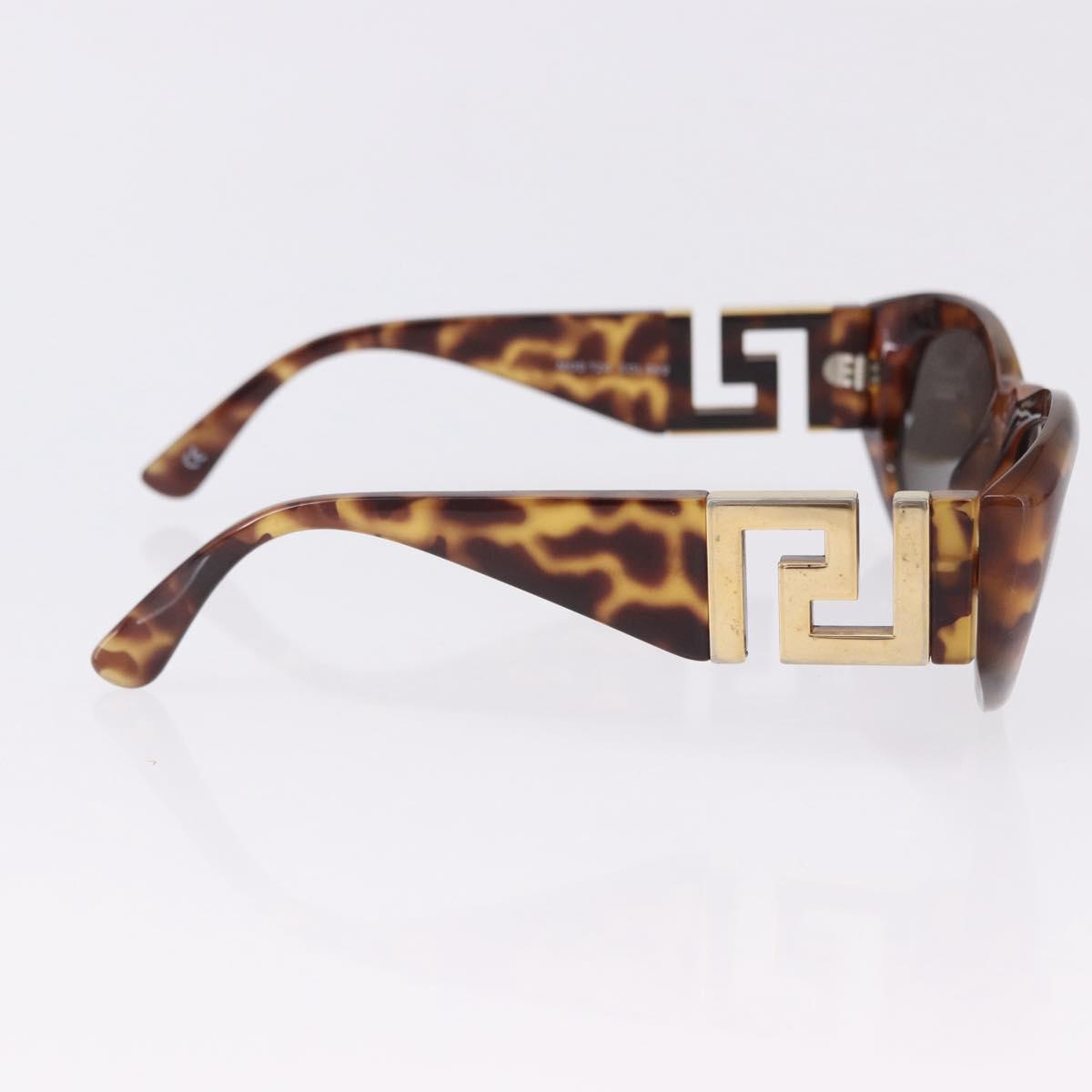 Gianni Versace Sunglasses Plastic Brown Gold Tone Auth BA14752