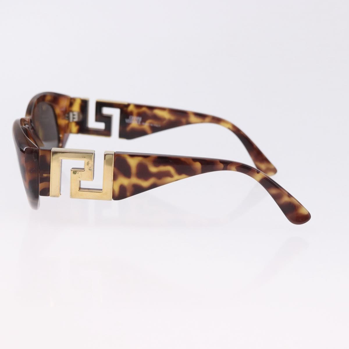 Gianni Versace Sunglasses Plastic Brown Gold Tone Auth BA14752