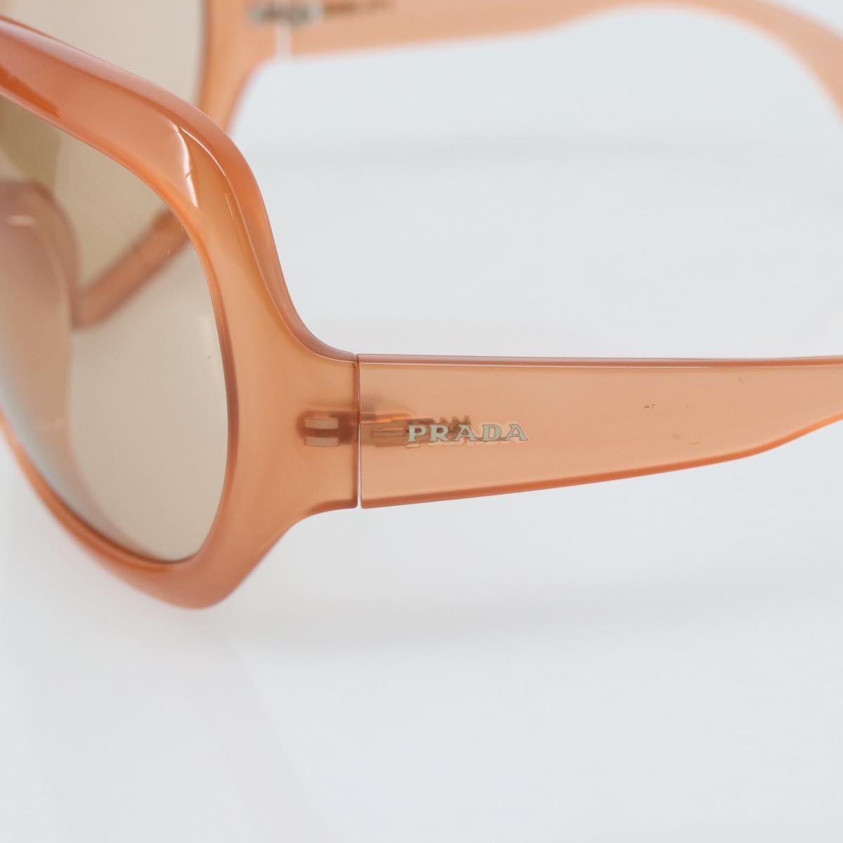 PRADA Sunglasses Plastic Brown Auth BA14753