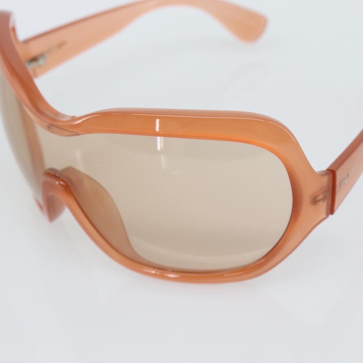 PRADA Sunglasses Plastic Brown Auth BA14753