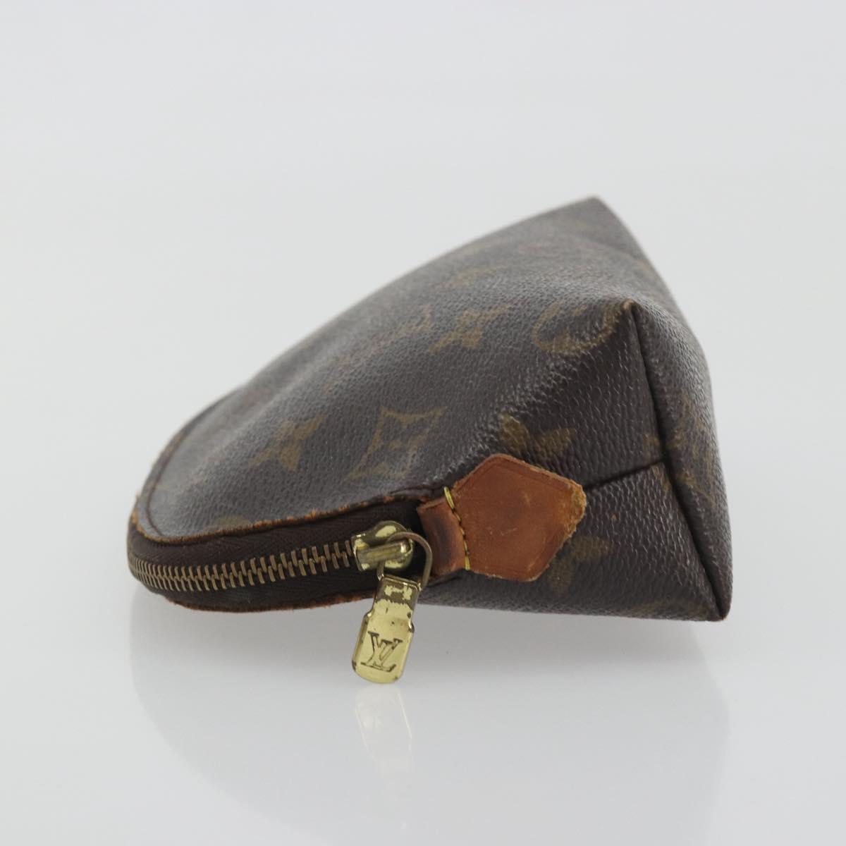 LOUIS VUITTON Monogram Pochette Cosmetic PM Cosmetic Pouch M47515 Auth BA14755