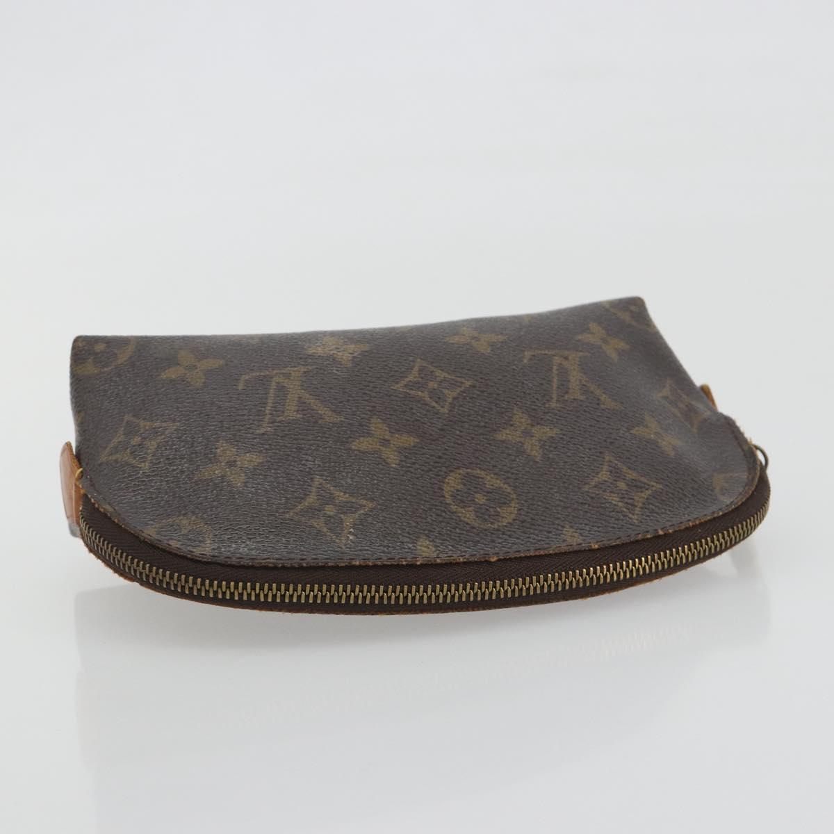 LOUIS VUITTON Monogram Pochette Cosmetic PM Cosmetic Pouch M47515 Auth BA14755
