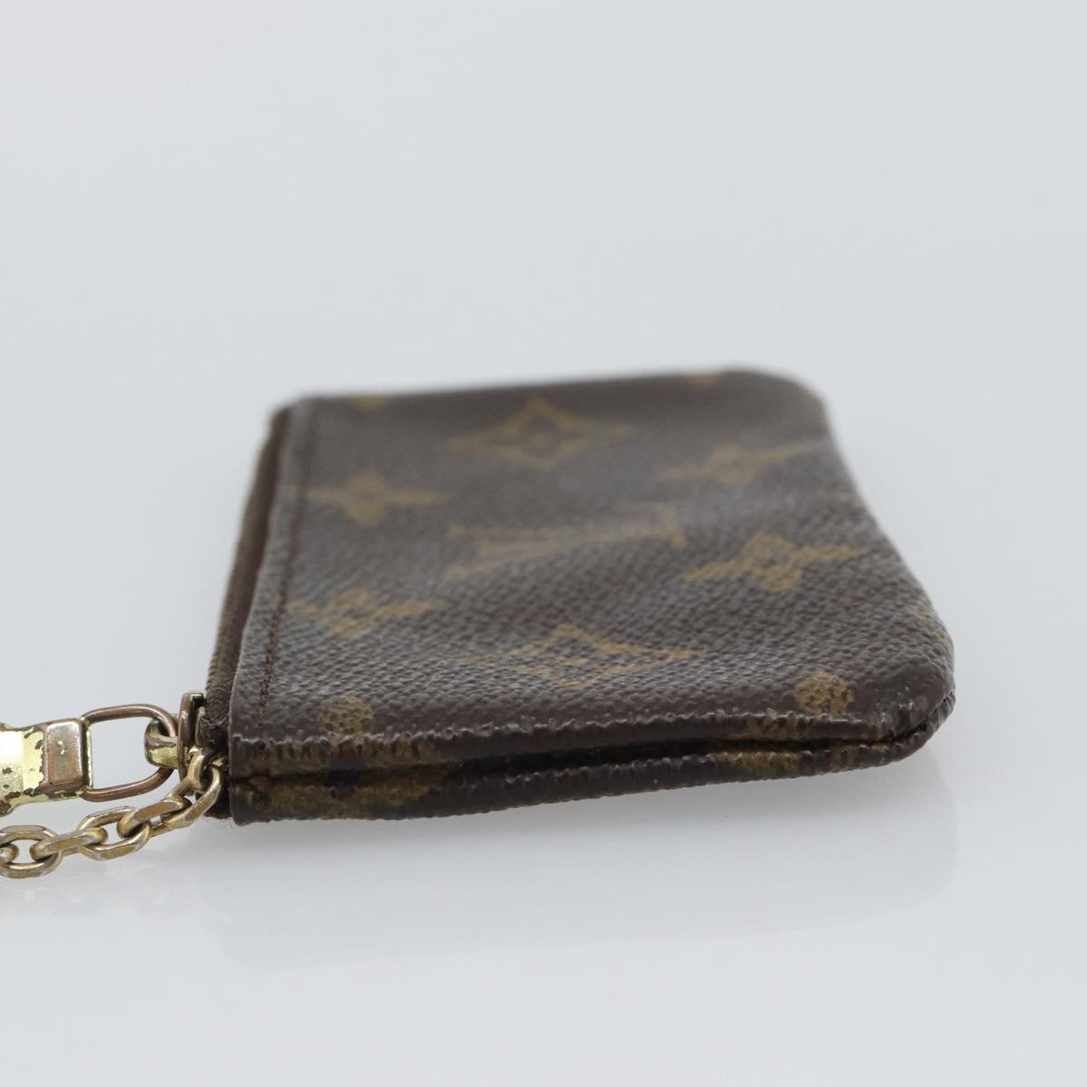 LOUIS VUITTON Monogram Pochette Cles Coin Purse M62650 LV Auth BA14758