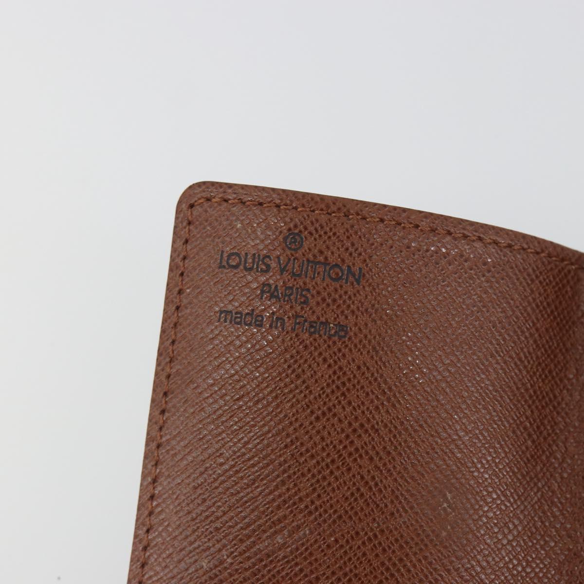 LOUIS VUITTON Monogram Porto Cartes Crdit Pression Card Case M60937 Auth BA14759
