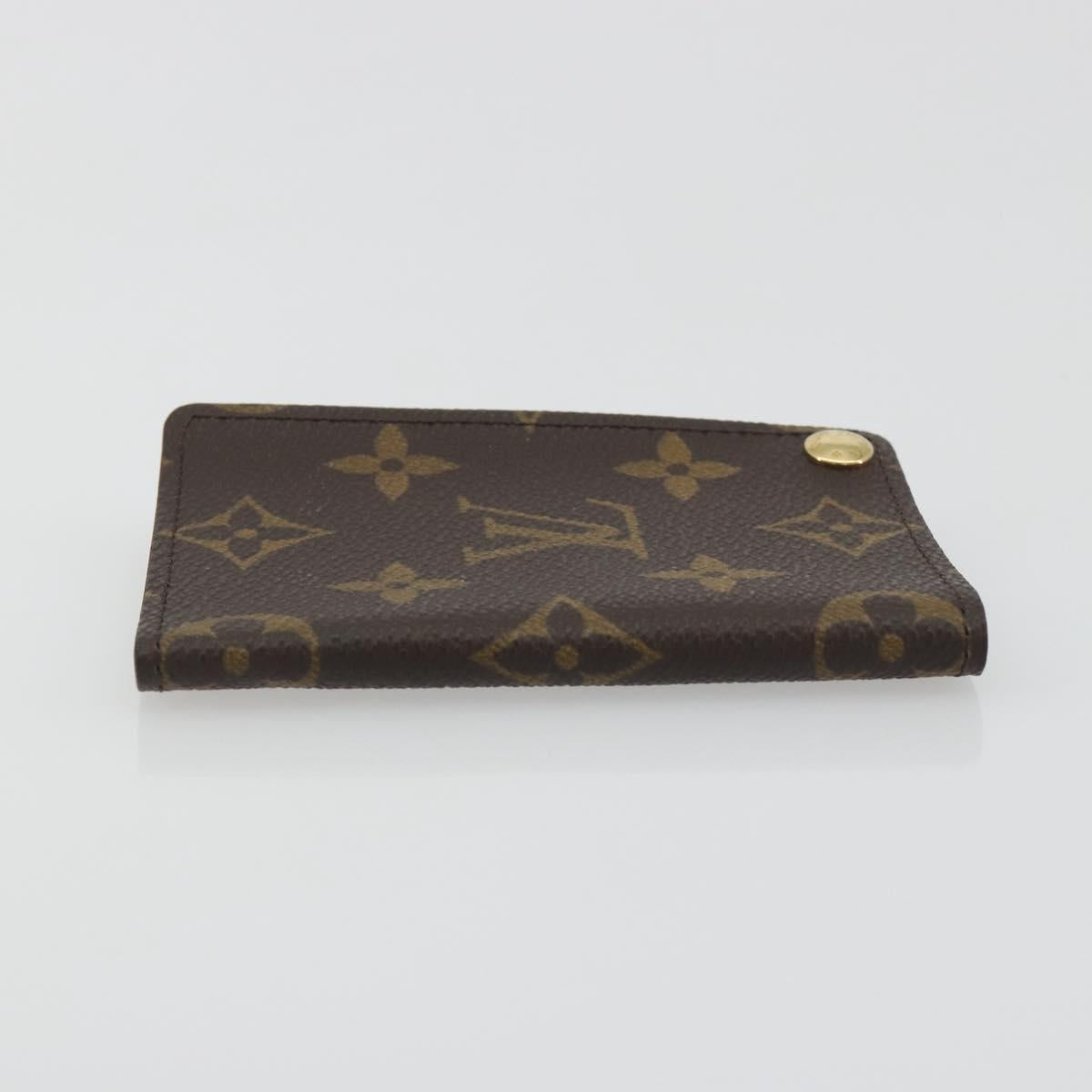 LOUIS VUITTON Monogram Porto Cartes Crdit Pression Card Case M60937 Auth BA14759