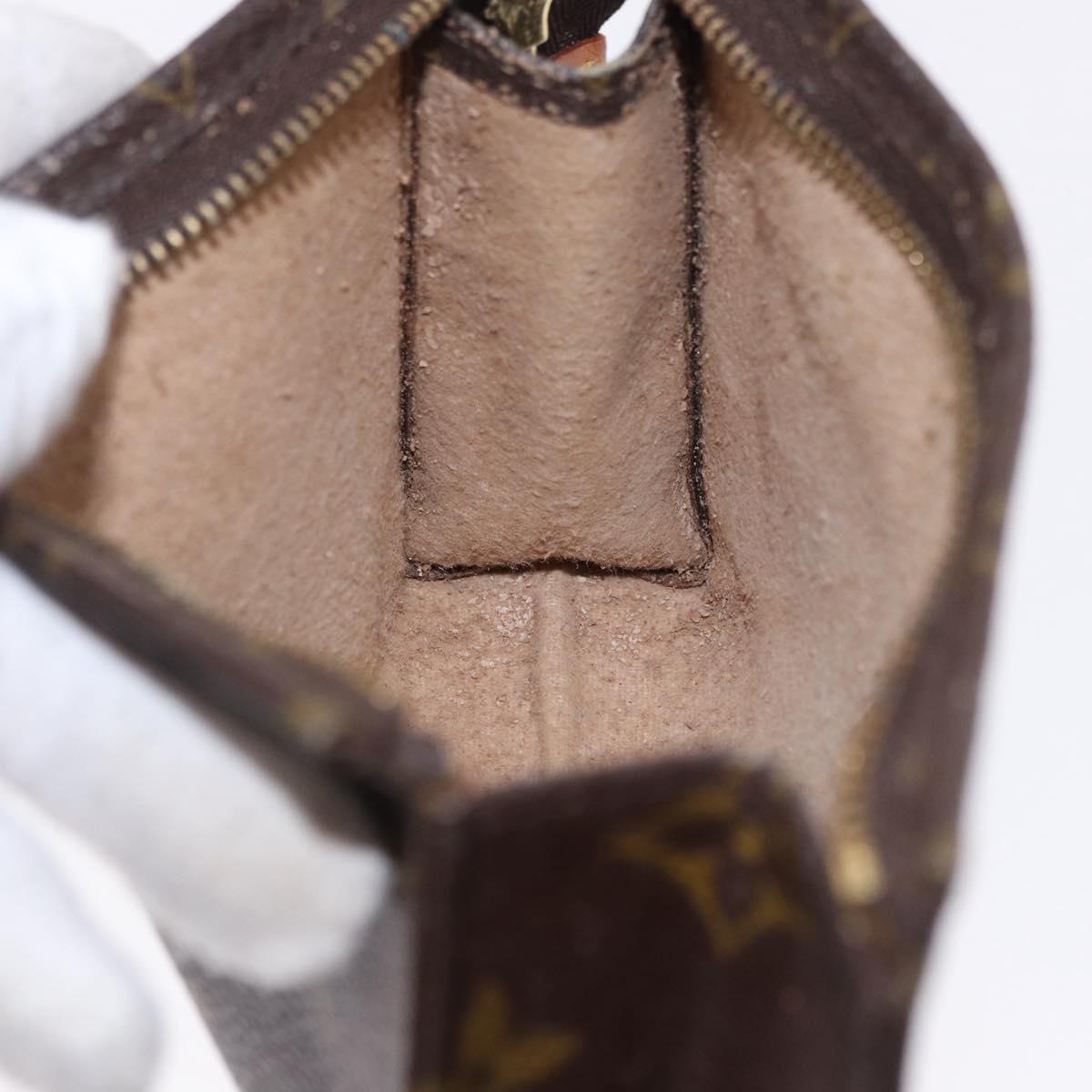 LOUIS VUITTON Monogram Poche Toilette 15 Pouch M47546 LV Auth BA14760