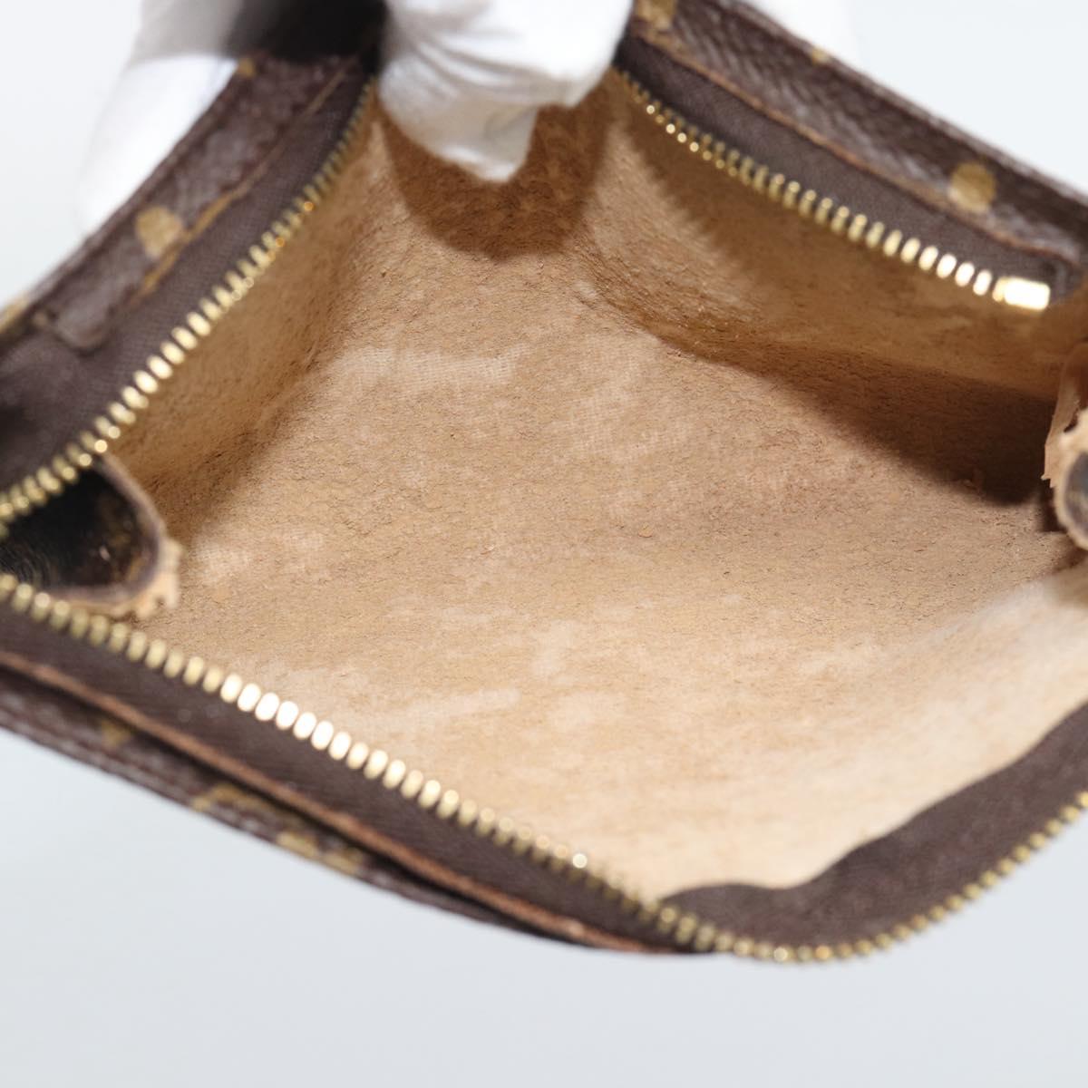 LOUIS VUITTON Monogram Bucket PM Pouch Accessory Pouch LV Auth BA14761