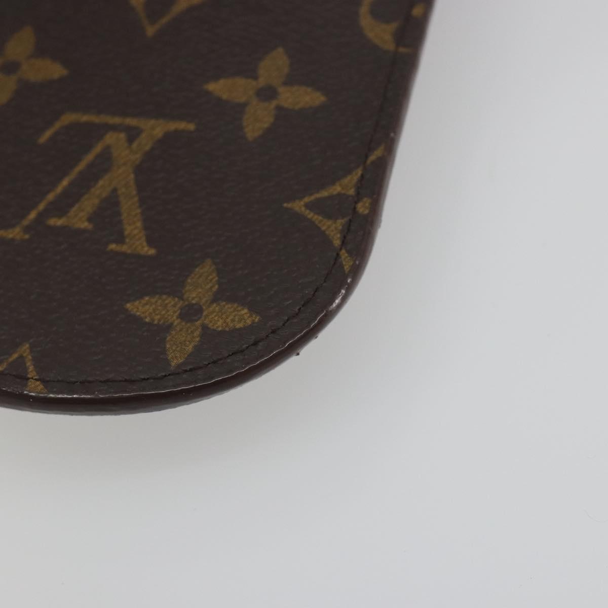 LOUIS VUITTON Monogram Etui Lunettes Rabat Glasses Case M62970 LV Auth BA14762