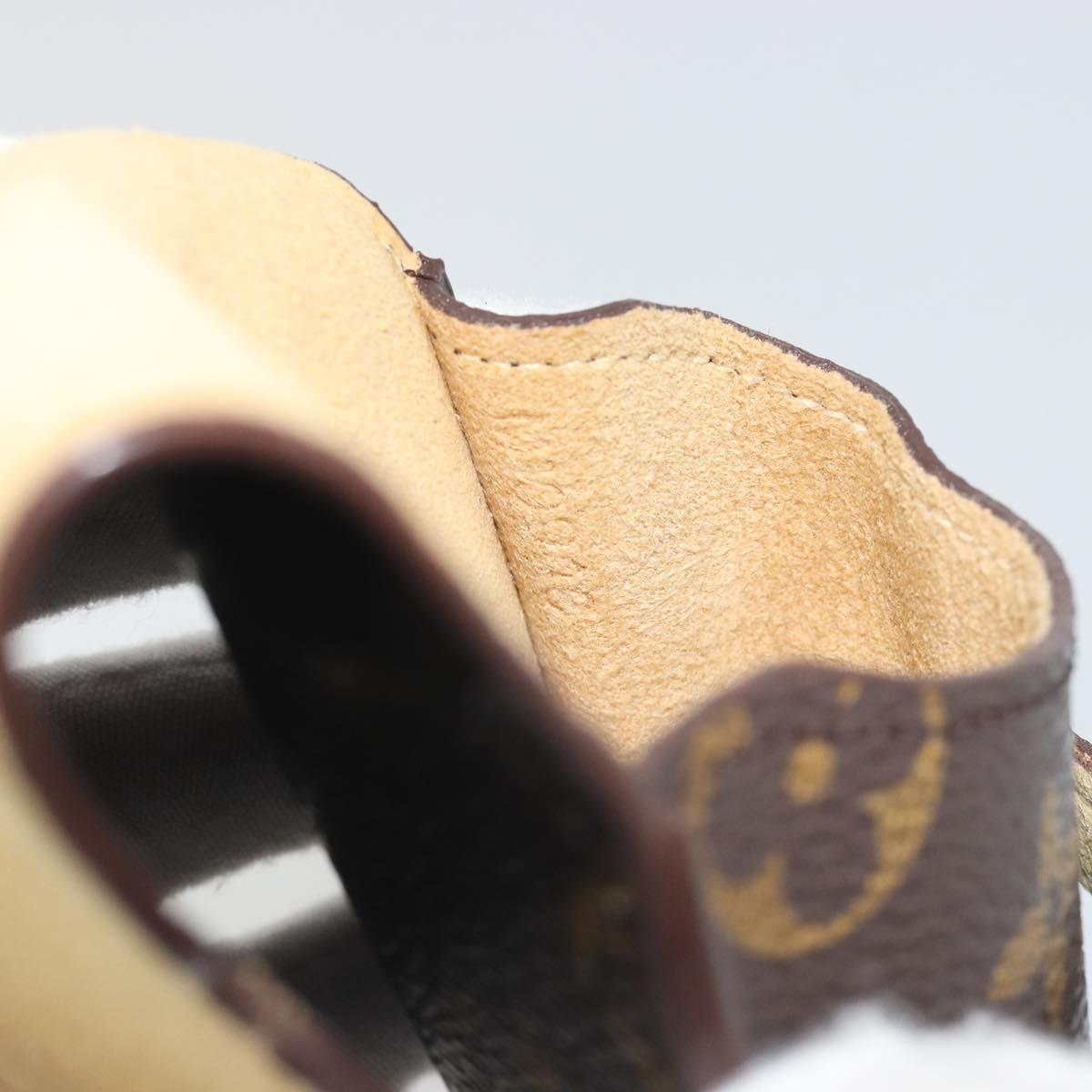 LOUIS VUITTON Monogram Etui Lunettes Rabat Glasses Case M62970 LV Auth BA14762