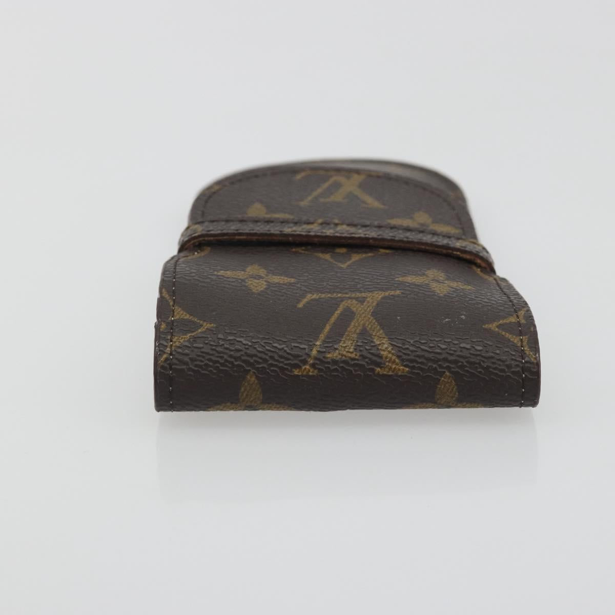 LOUIS VUITTON Monogram Etui Lunettes Rabat Glasses Case M62970 LV Auth BA14762