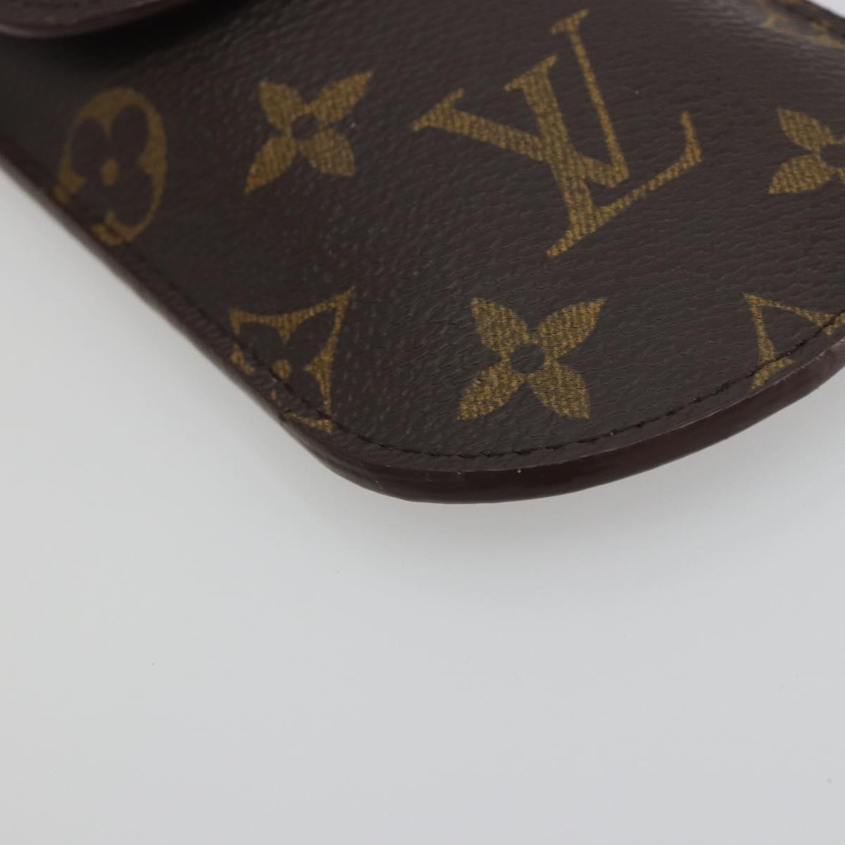 LOUIS VUITTON Monogram Etui Lunettes Rabat Glasses Case M62970 LV Auth BA14762