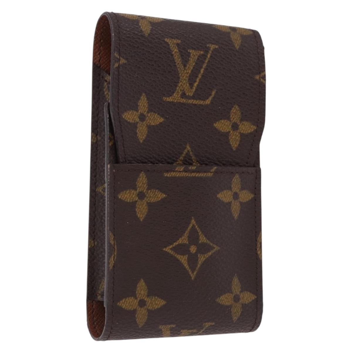 LOUIS VUITTON Monogram Etui Cigarette Case M63024 LV Auth BA14763
