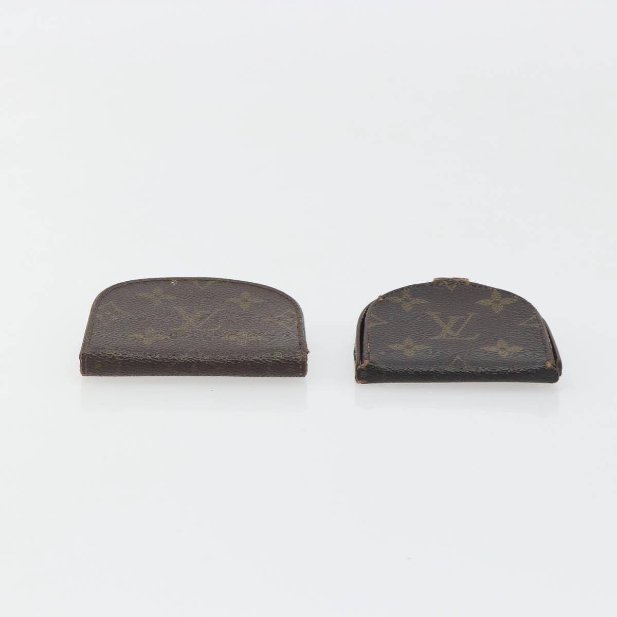 LOUIS VUITTON Monogram Card Case Coin Purse Pouch 7 Set LV Auth BA14766