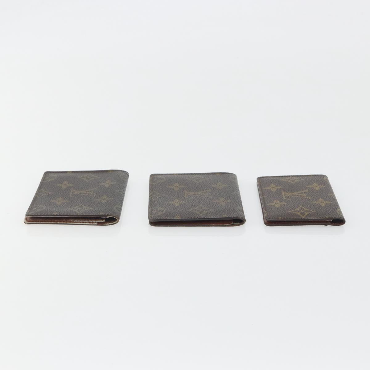 LOUIS VUITTON Monogram Card Case Coin Purse Pouch 7 Set LV Auth BA14766