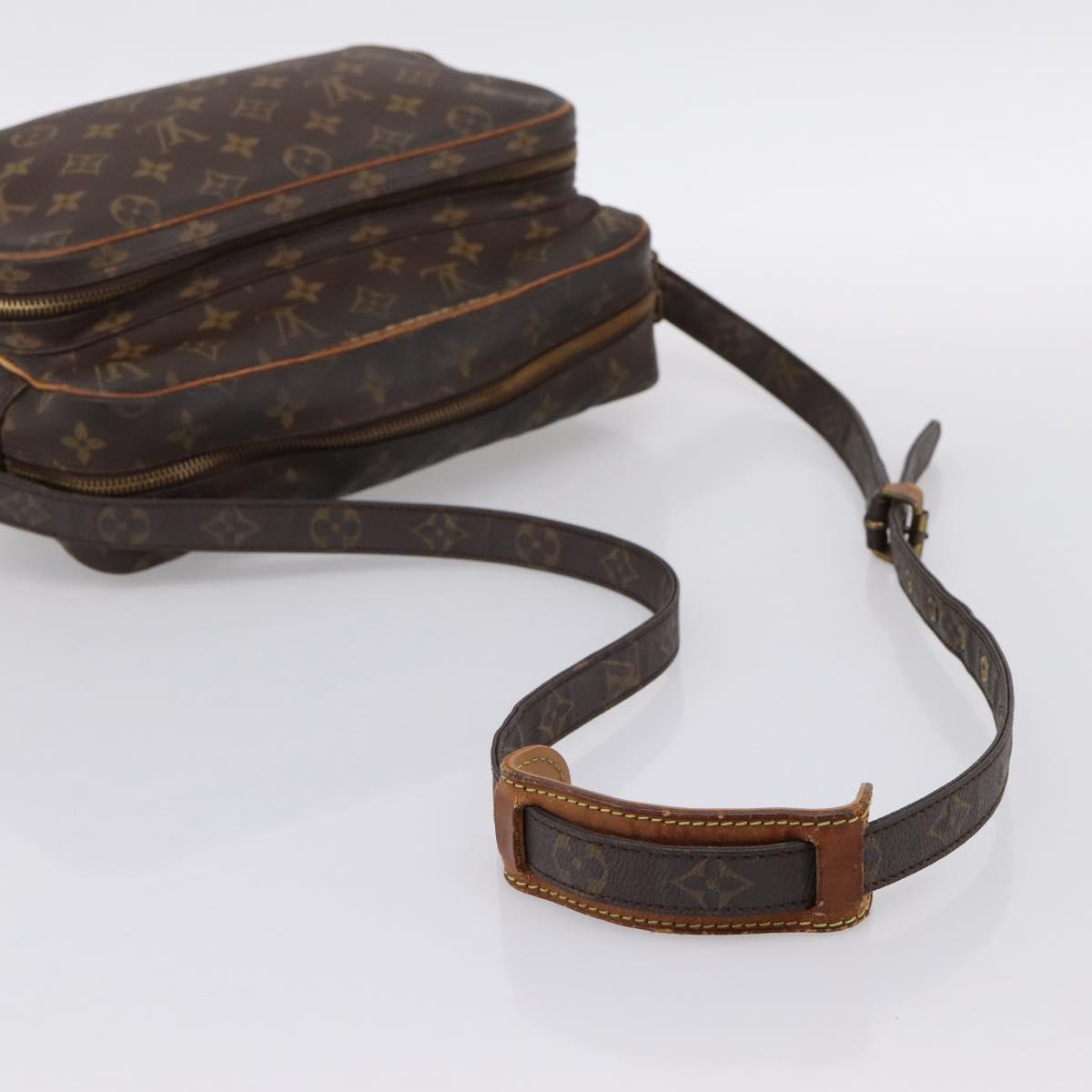 LOUIS VUITTON Monogram Nile Shoulder Bag M45244 LV Auth BA14778