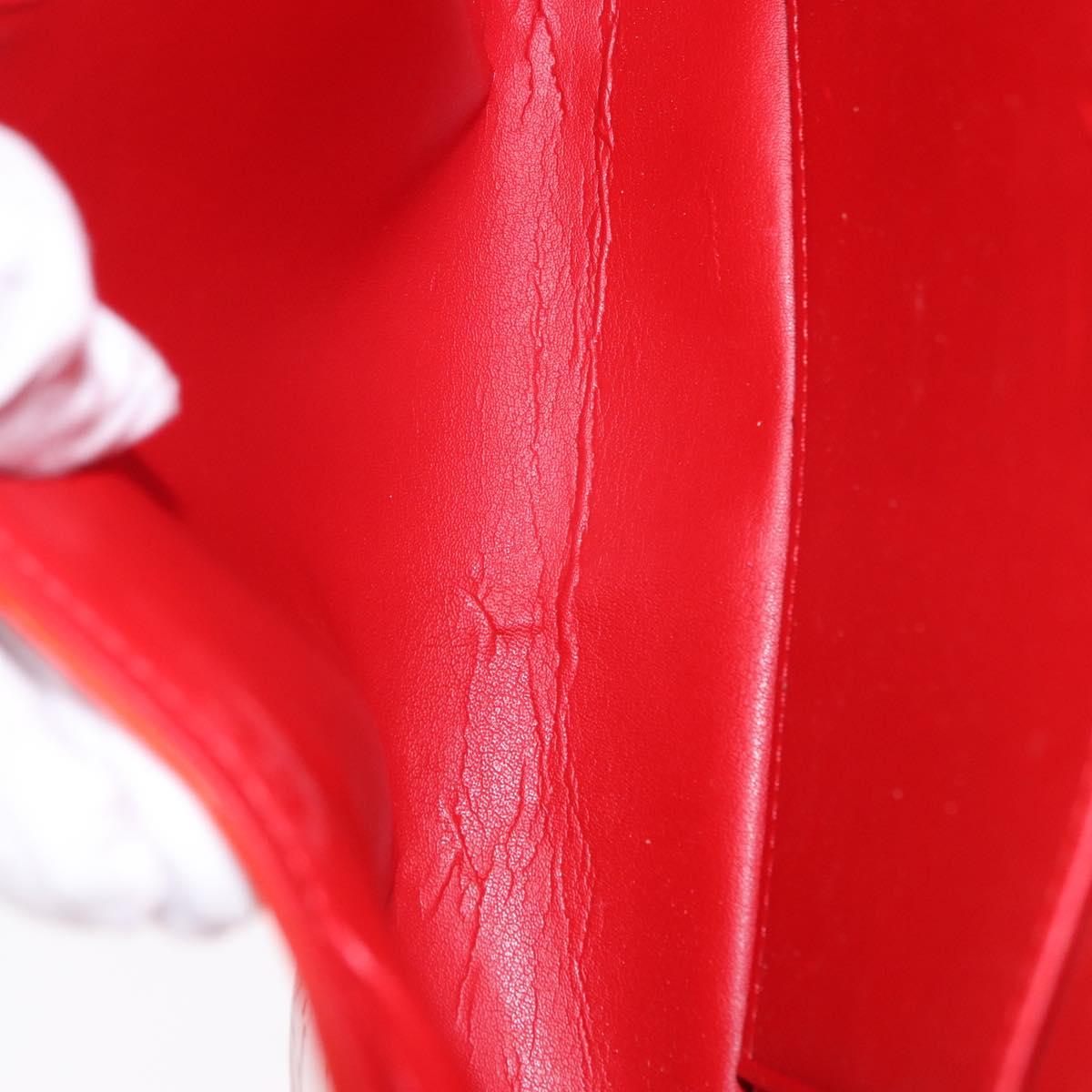 LOUIS VUITTON Monogram Vernis Thompson Street Bag Red M91094 LV Auth BA14781