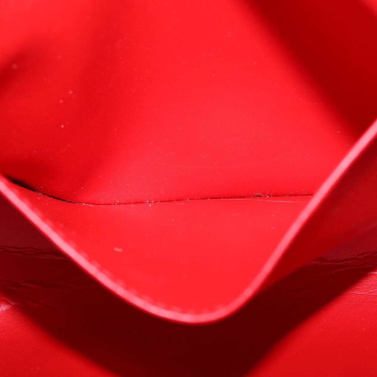 LOUIS VUITTON Monogram Vernis Thompson Street Bag Red M91094 LV Auth BA14781