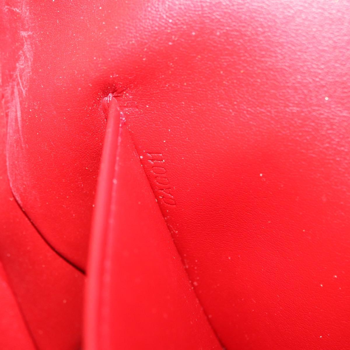 LOUIS VUITTON Monogram Vernis Thompson Street Bag Red M91094 LV Auth BA14781