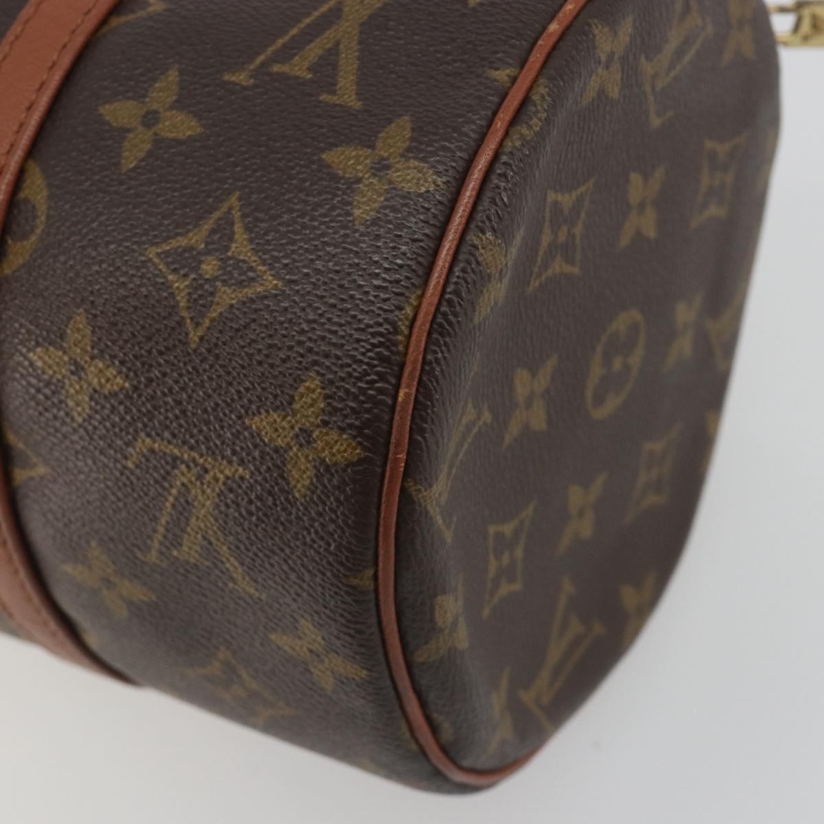 LOUIS VUITTON Monogram Papillon 30 Hand Bag M51385 LV Auth BA14788