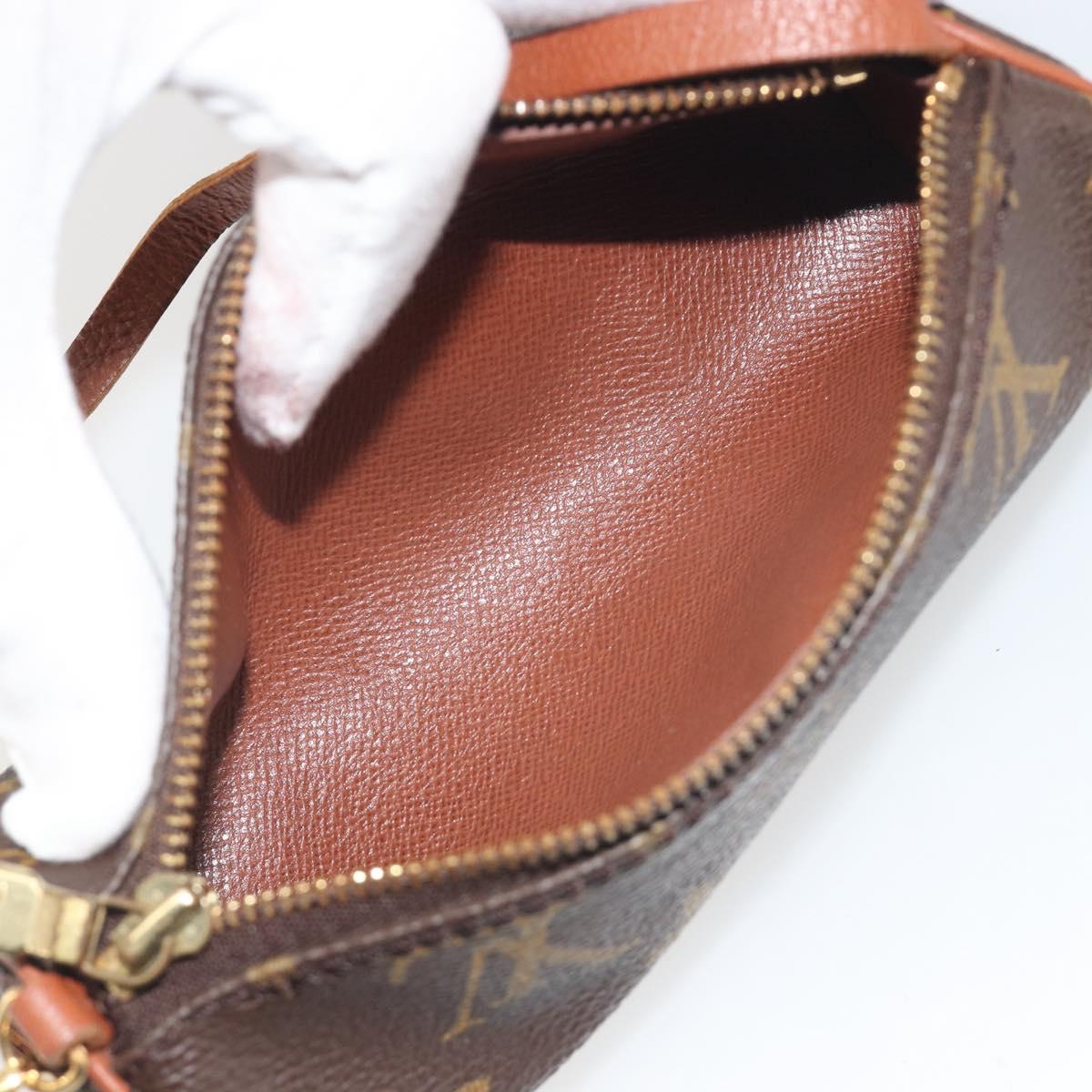LOUIS VUITTON Monogram Papillon Pouch LV Auth BA14789
