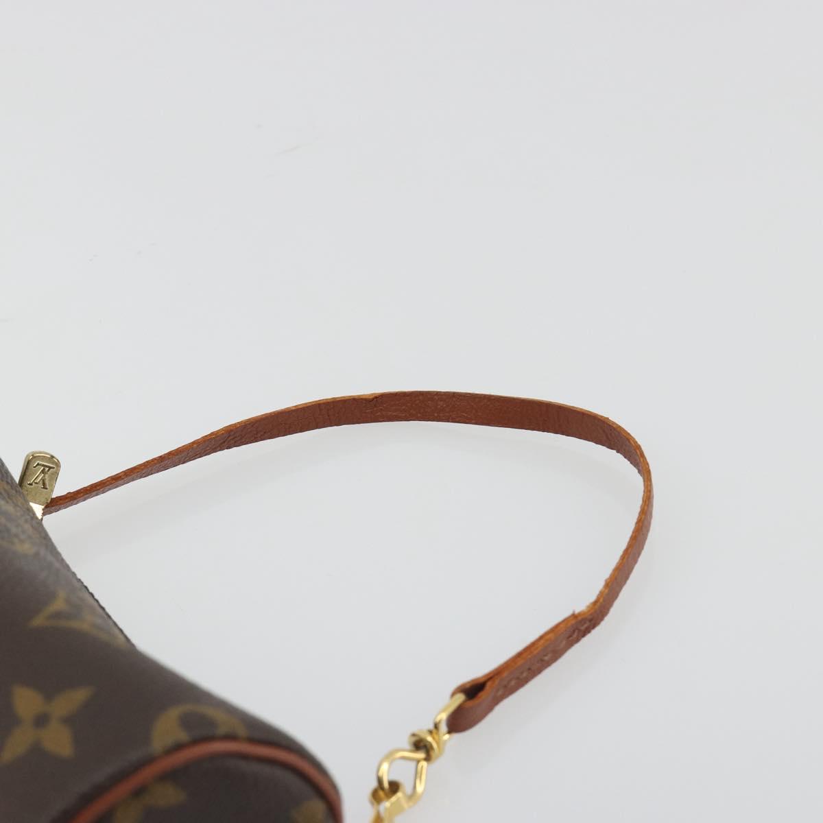 LOUIS VUITTON Monogram Papillon Pouch LV Auth BA14789