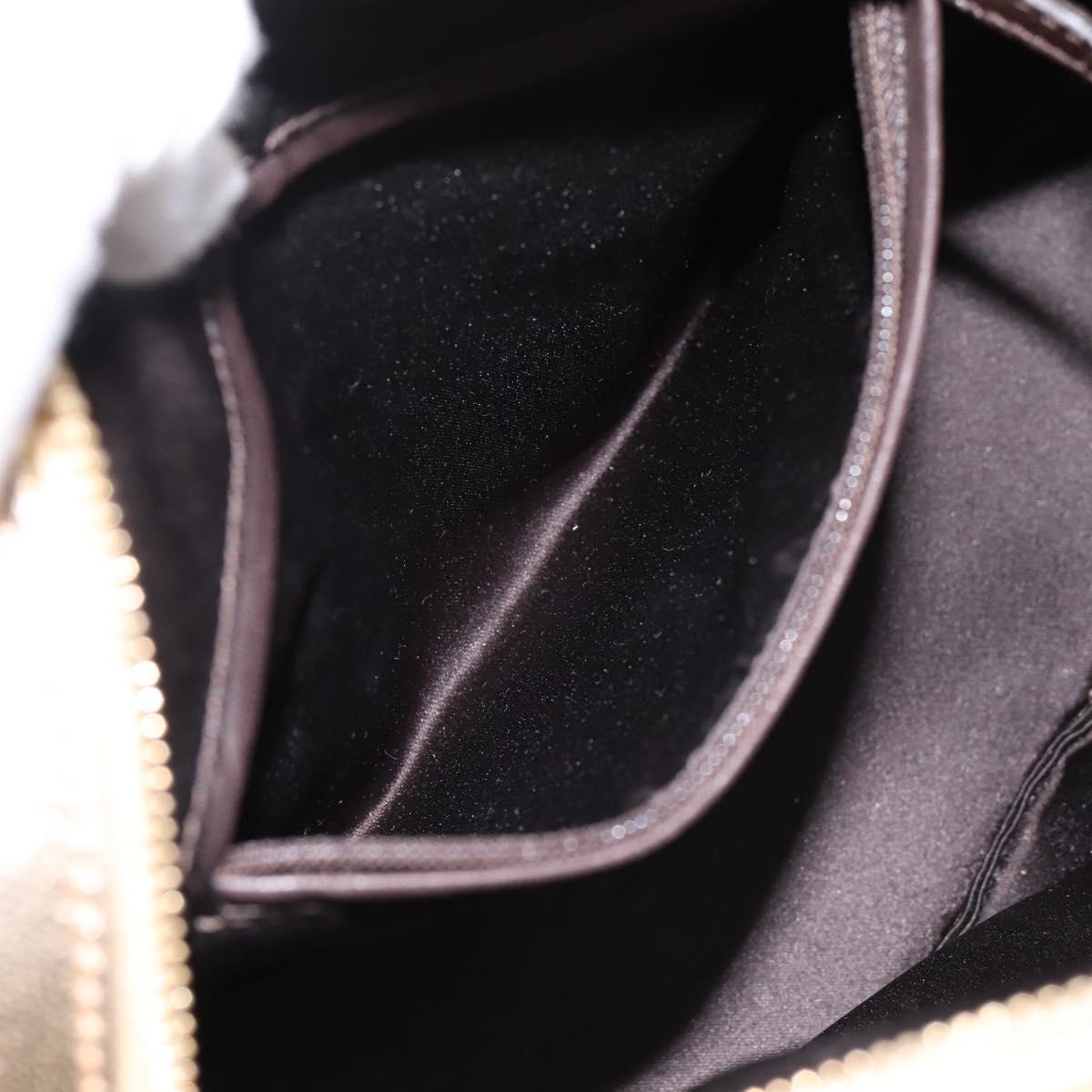 SAINT LAURENT Muse Hand Bag Leather Gold 160950 Auth BA14800V