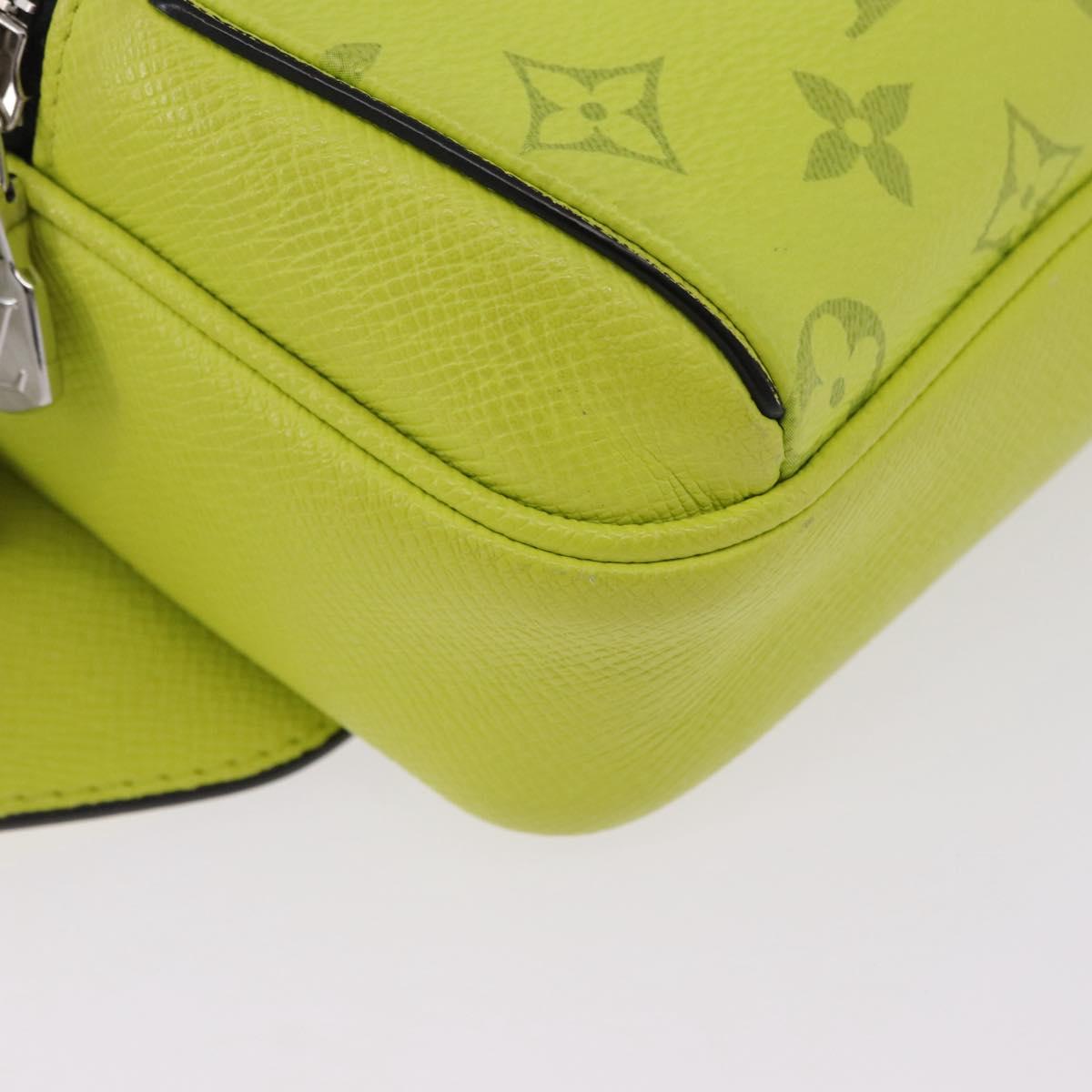 LOUIS VUITTON Taigalama Monogram Bum Bag Outdoor Jaune M30251 LV Auth BA14806M