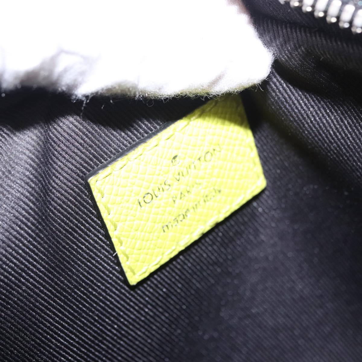 LOUIS VUITTON Taigalama Monogram Bum Bag Outdoor Jaune M30251 LV Auth BA14806M