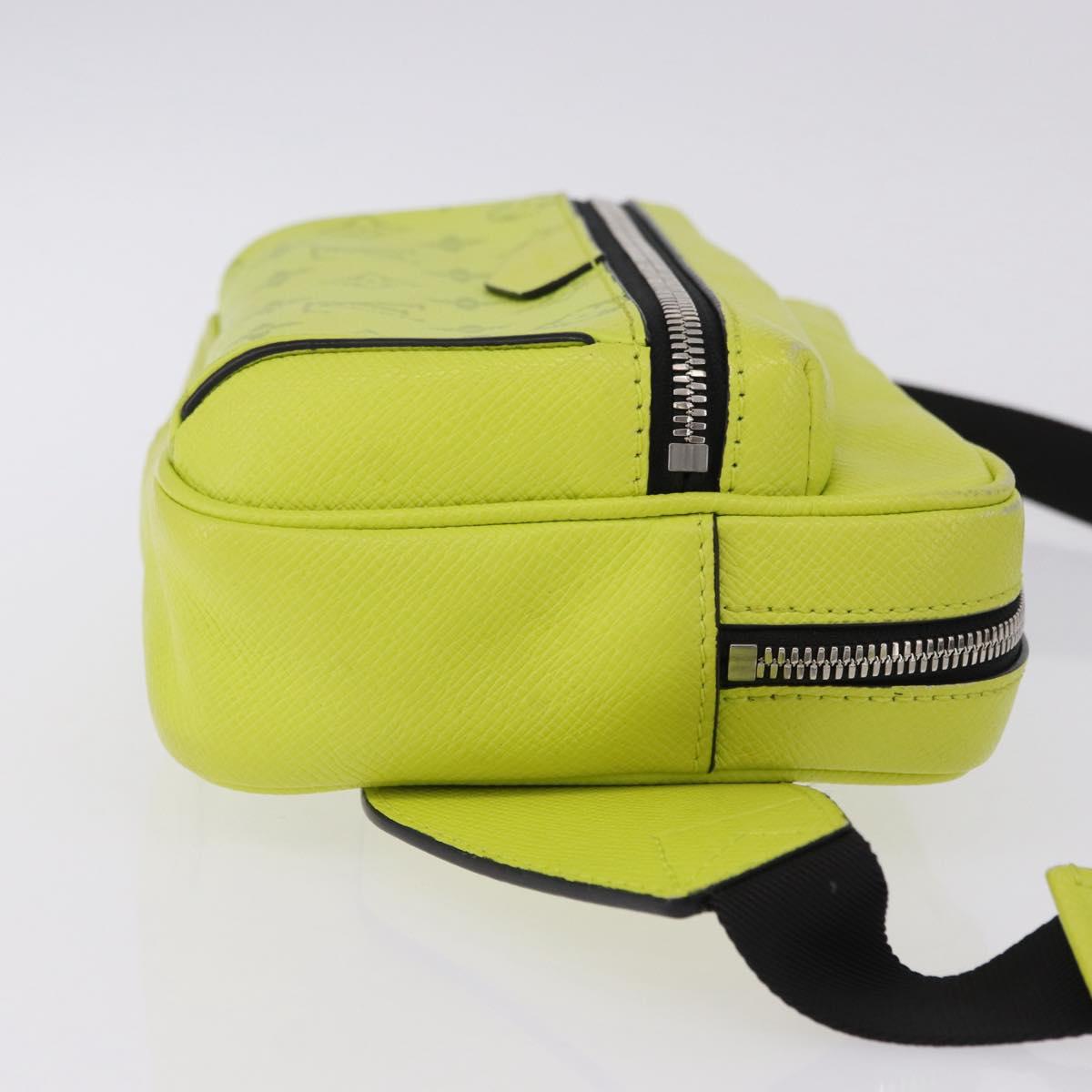 LOUIS VUITTON Taigalama Monogram Bum Bag Outdoor Jaune M30251 LV Auth BA14806M