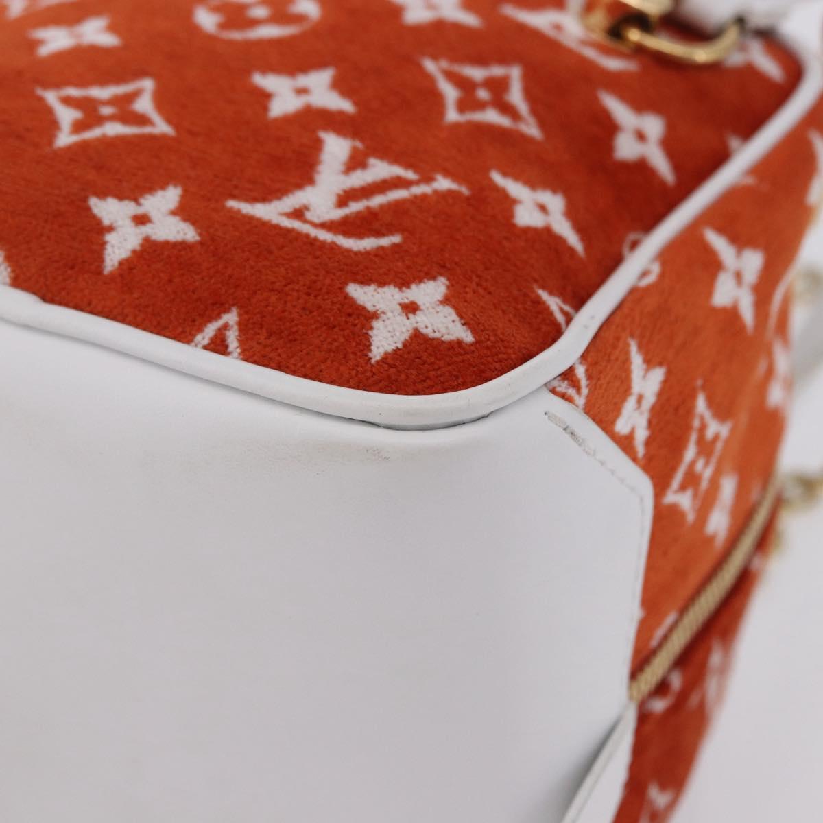 LOUIS VUITTON Monogram Jaguar LV Match Square Bag Orange M46212 Auth BA14807SAM