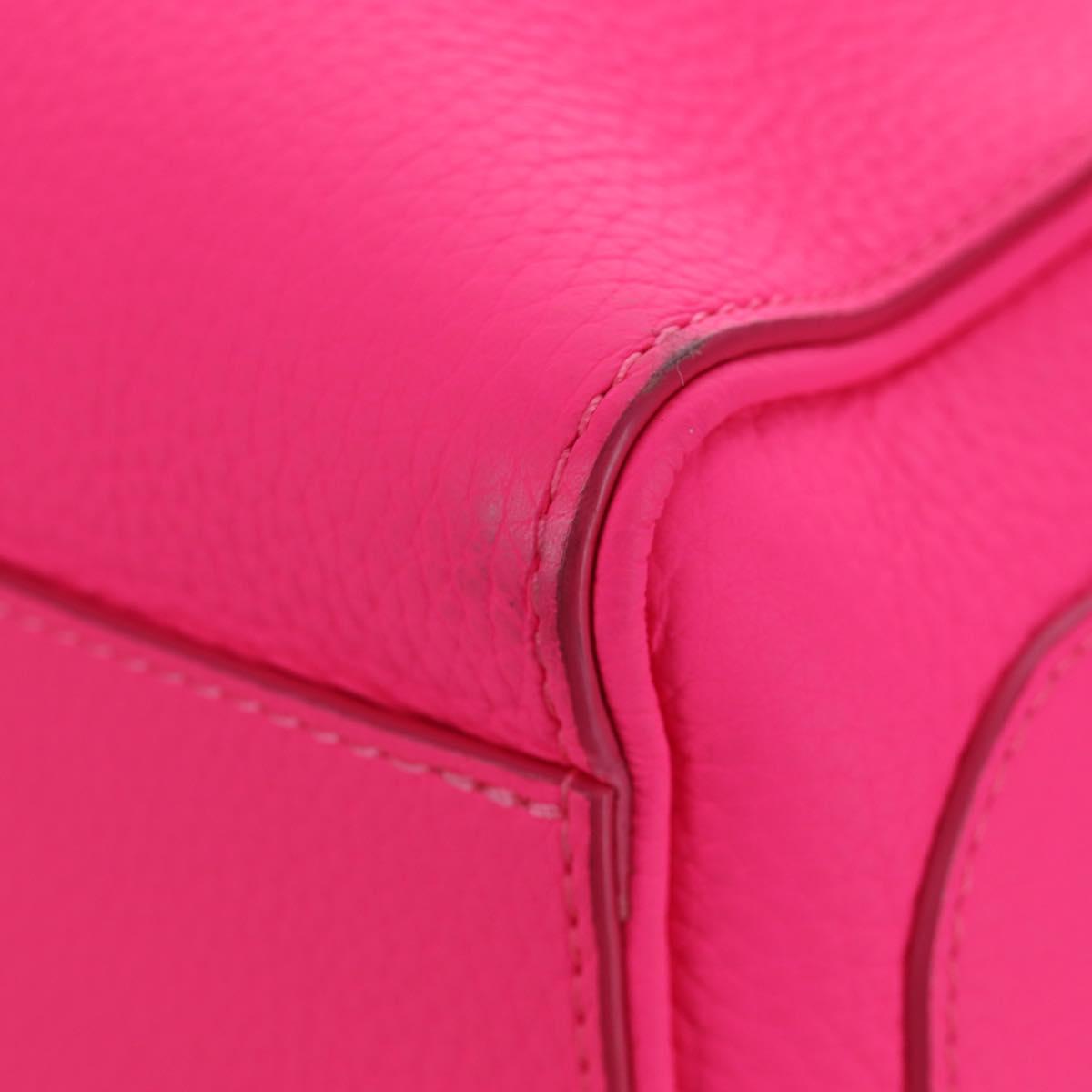 LOUIS VUITTON Keepall Bandouliere 50 Taurillon Fuchsia M56925 Auth BA14808SM