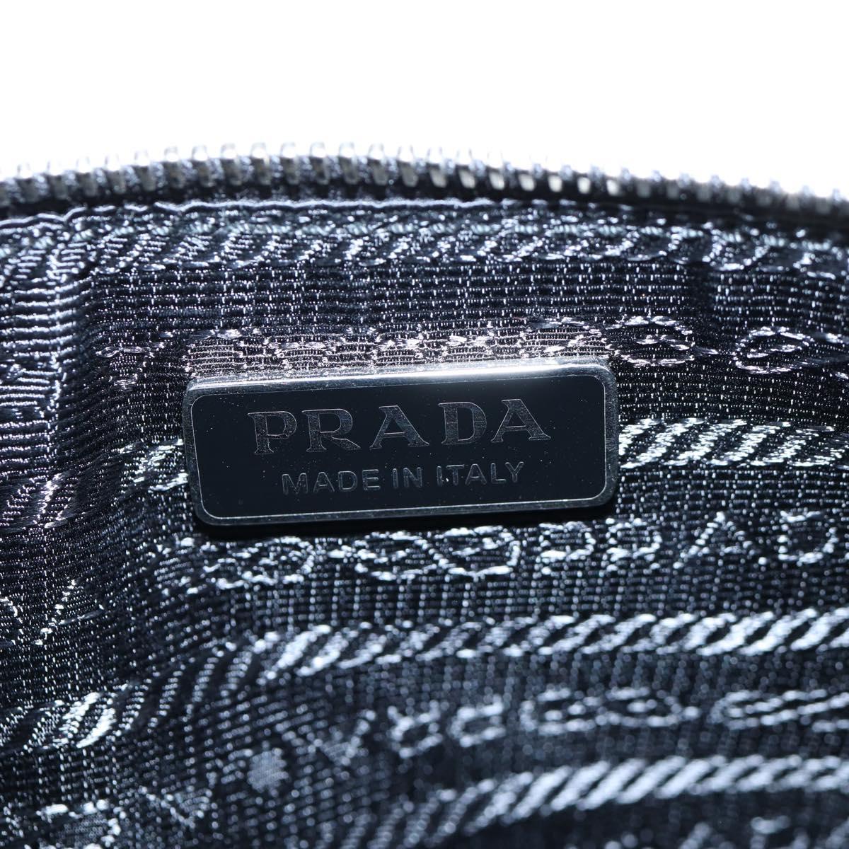 PRADA Polka Dots Tote Bag Mesh Black Auth BA14815M
