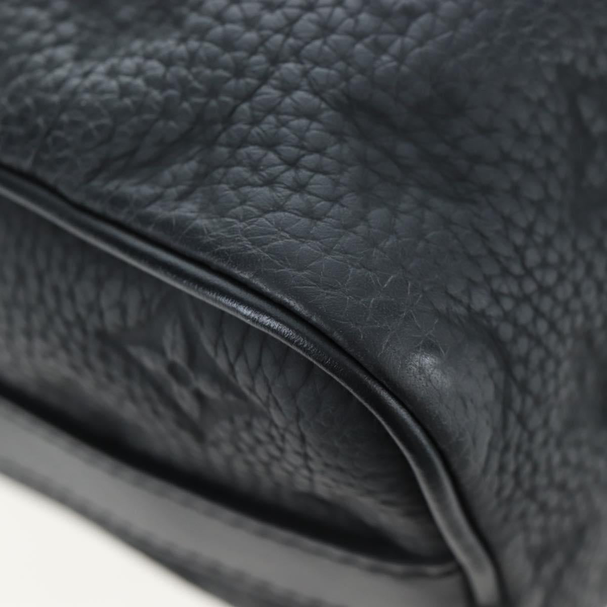 LOUIS VUITTON Monogram Taurillon Keepall Bandouliere 25 M20900 LV Auth BA14824SM