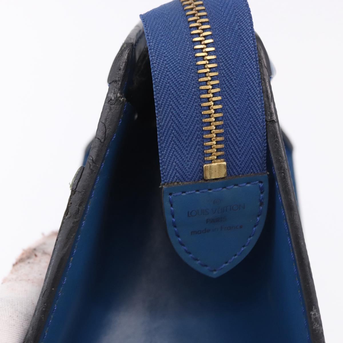 LOUIS VUITTON Epi Riviera Hand Bag Blue M48185 LV Auth BA14825