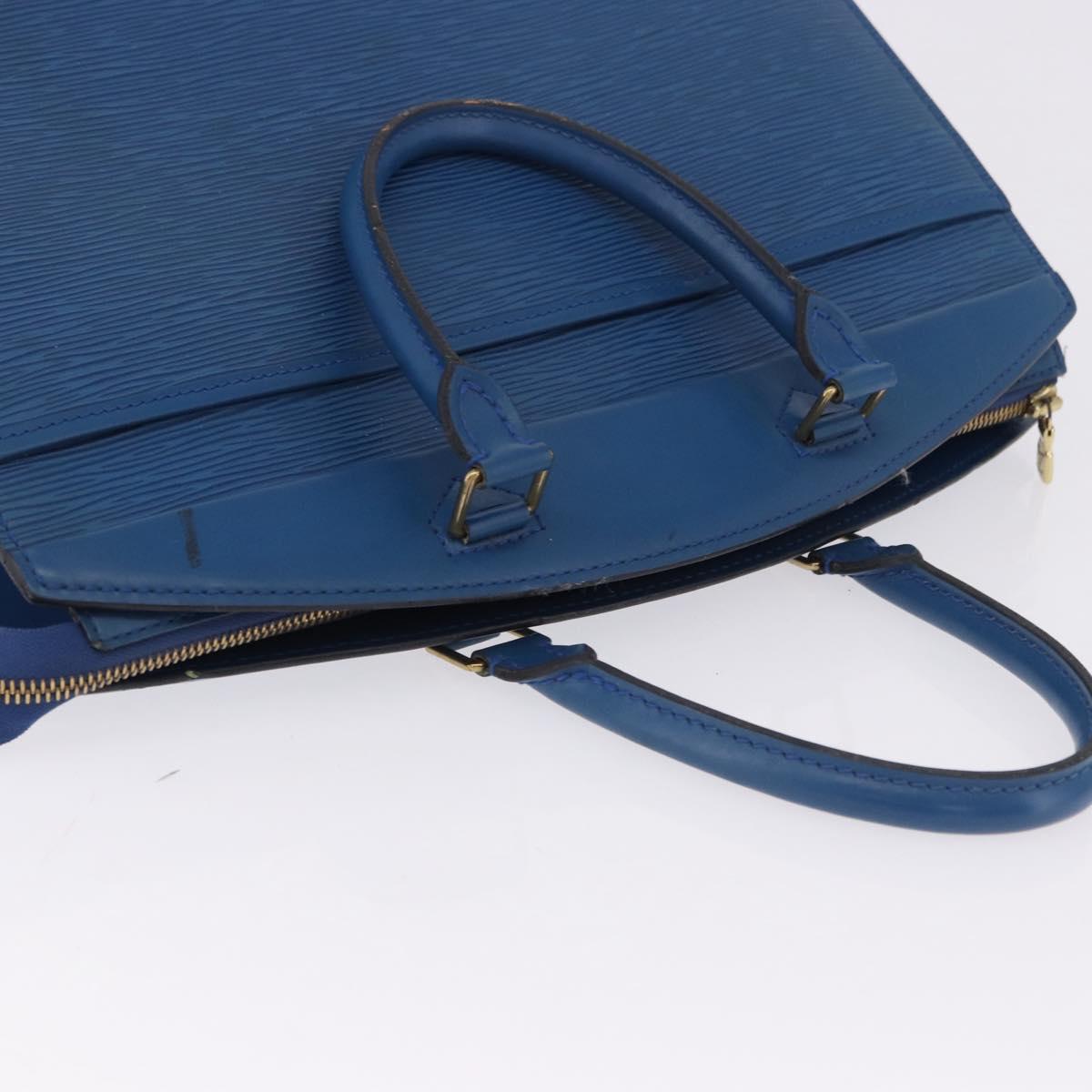 LOUIS VUITTON Epi Riviera Hand Bag Blue M48185 LV Auth BA14825