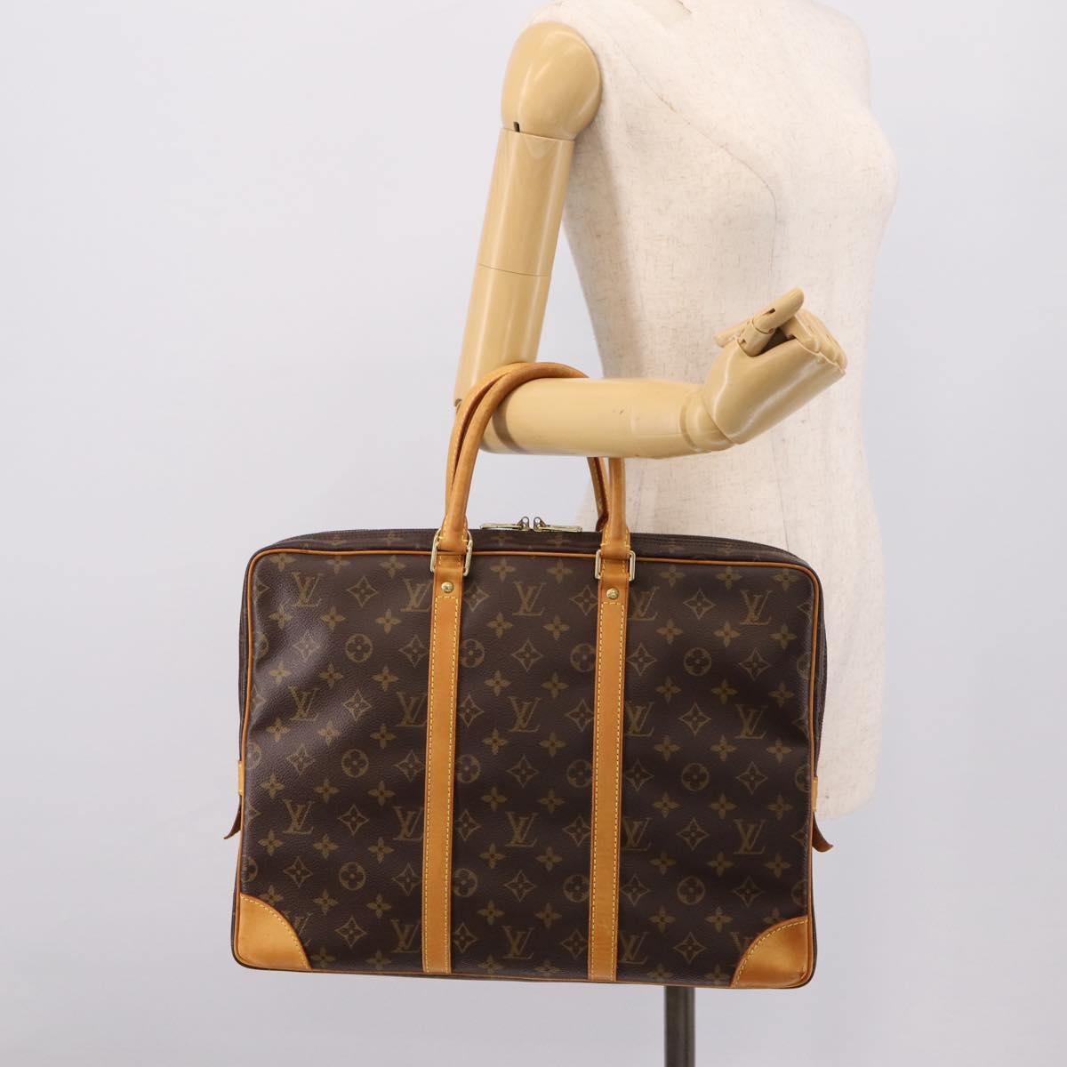 LOUIS VUITTON Monogram Porte Documents Voyage Business Bag M53361 Auth BA14826A