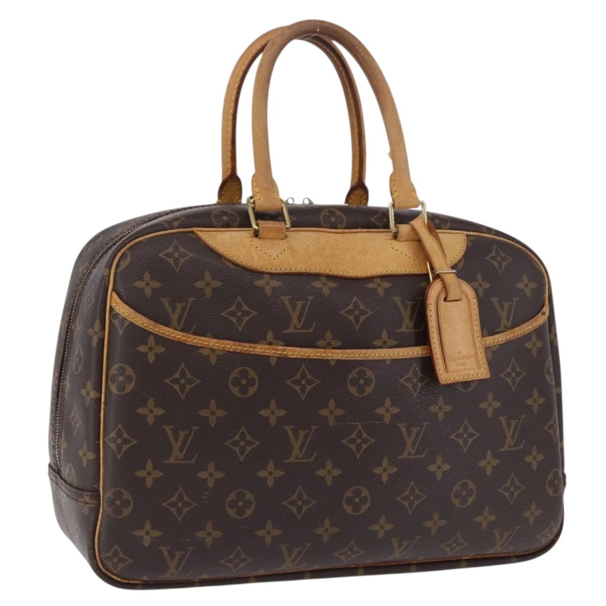 LOUIS VUITTON Monogram Deauville Hand Bag M47270 LV Auth BA14827