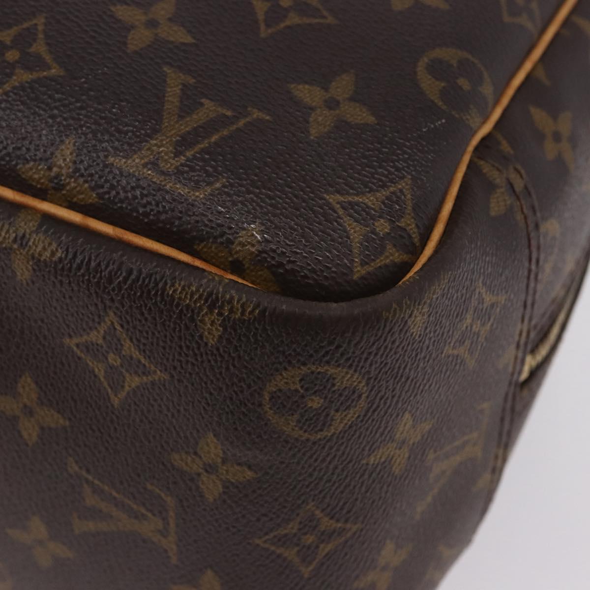 LOUIS VUITTON Monogram Deauville Hand Bag M47270 LV Auth BA14827