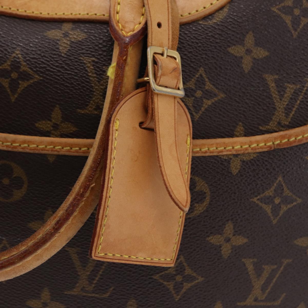 LOUIS VUITTON Monogram Deauville Hand Bag M47270 LV Auth BA14827