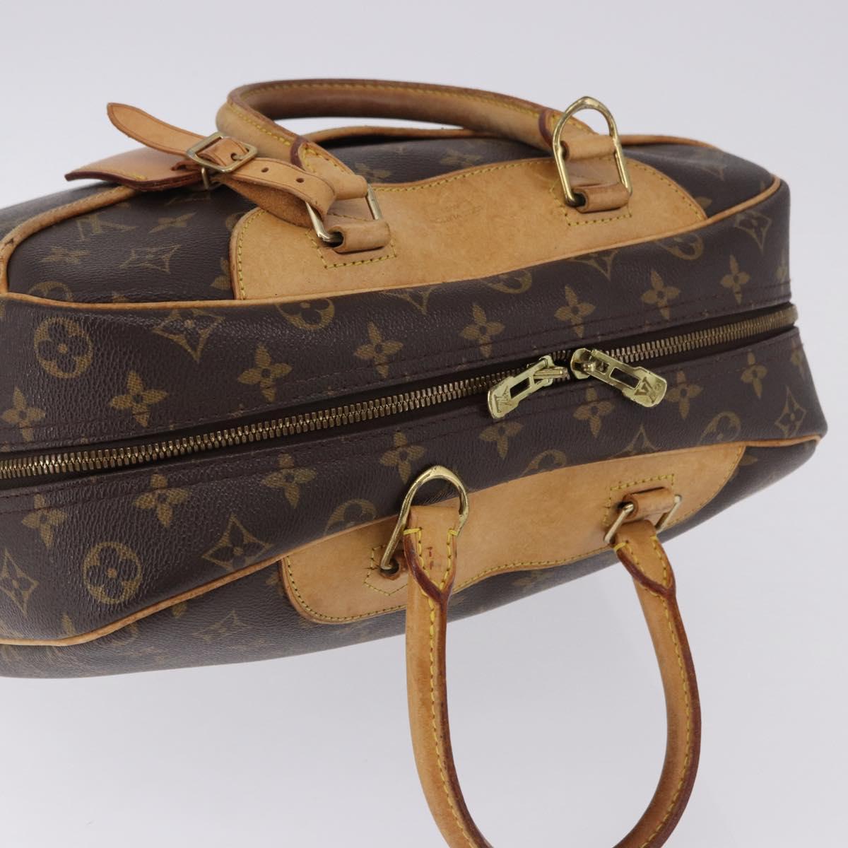 LOUIS VUITTON Monogram Deauville Hand Bag M47270 LV Auth BA14827