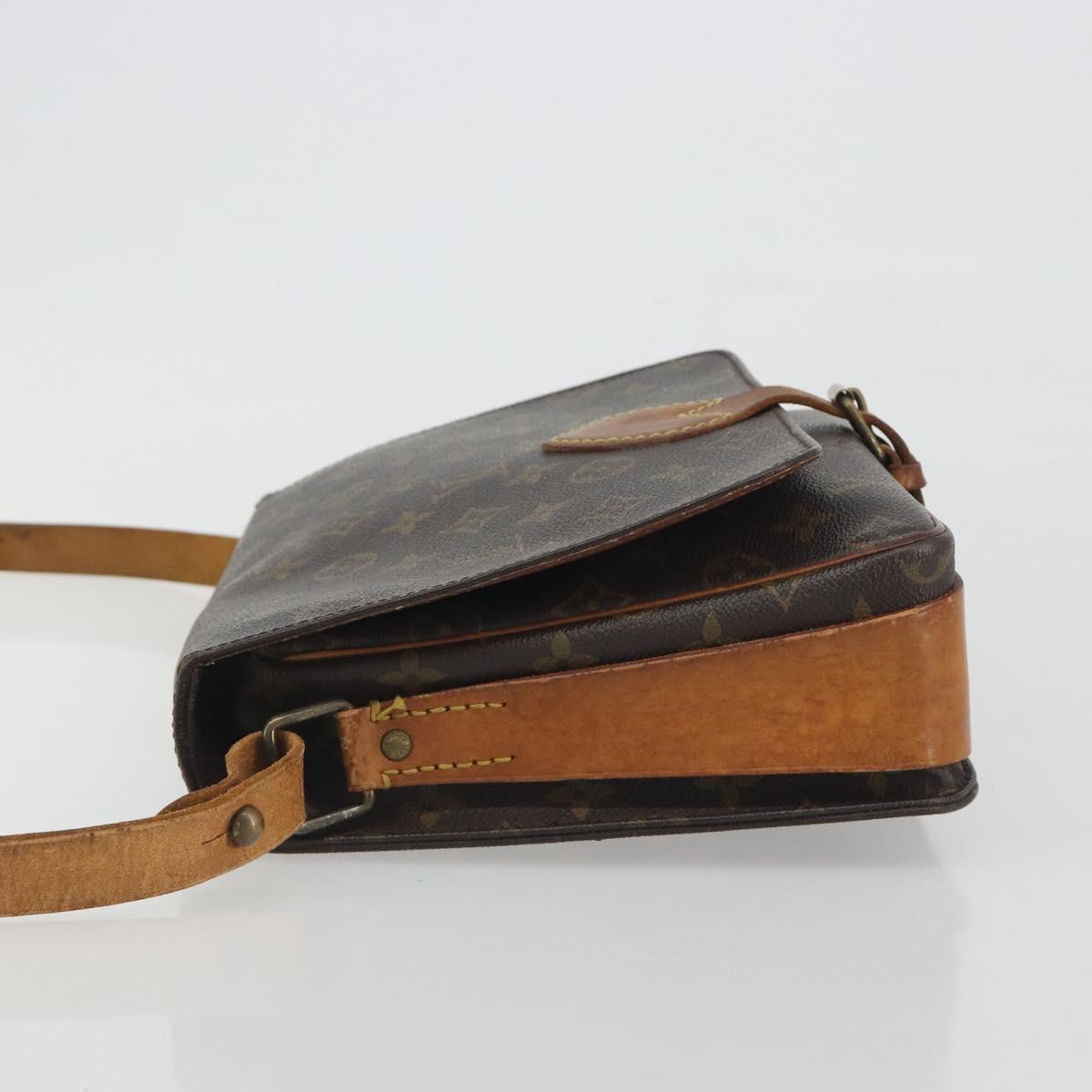 LOUIS VUITTON Monogram Cartouchiere GM Shoulder Bag M51252 LV Auth BA14845