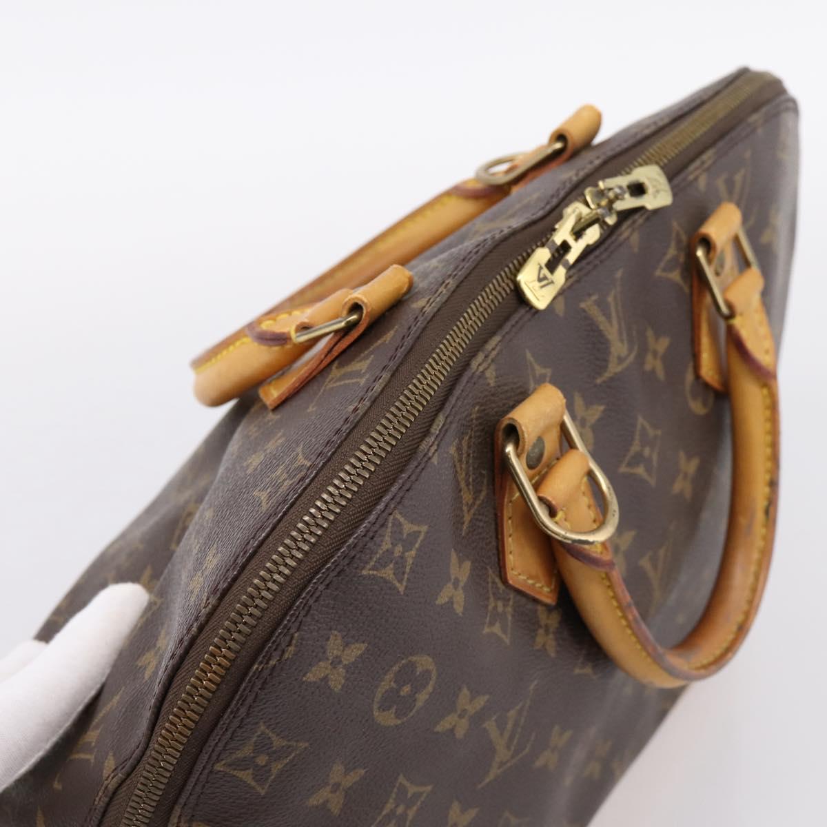 LOUIS VUITTON Monogram Alma Hand Bag M51130 LV Auth BA14847
