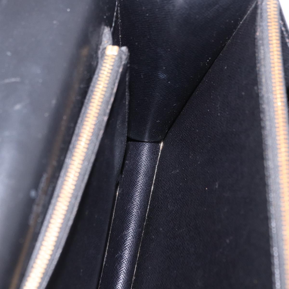 LOUIS VUITTON Epi Concorde Hand Bag Black M52132 LV Auth BA14848