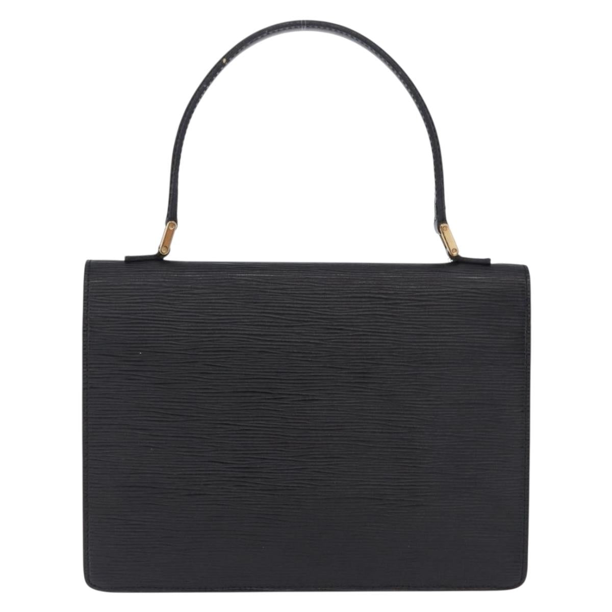 LOUIS VUITTON Epi Concorde Hand Bag Black M52132 LV Auth BA14848